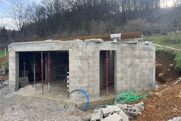 MAISON OCTOGONE SOUS-SOL FACE nord-ouest